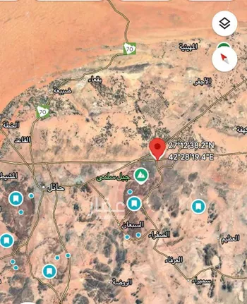 أرض للبيع في شارع حائل العام , حي العزيزية, مدينة الشنان, منطقة حائل