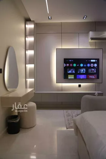 استديو مفروش للحجز في شارع الدهناء ، حي الملقا ، الرياض ، منطقة الرياض