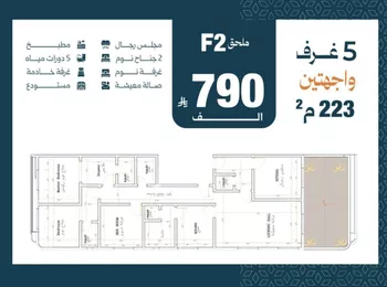 شقة للبيع في شارع زياد الأحرش, حي الصفاء, مدينة جدة, منطقة مكة المكرمة صورة 2