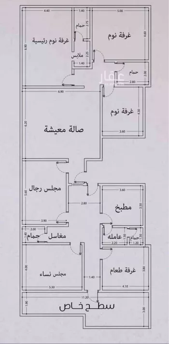 شقة للبيع في شارع ابو بهيه الغذاري, حي الزهراء, مدينة جدة, منطقة مكة المكرمة