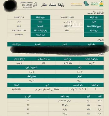 أرض للبيع في حي الفلق الجديد, مدينة مكه المكرمه, منطقة مكة المكرمة صورة 2