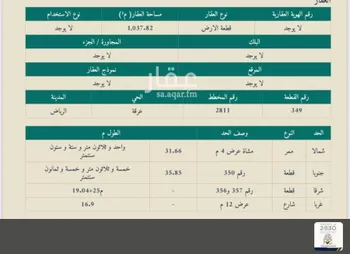 أرض للبيع في شارع الينبوع, حي عرقة, مدينة الرياض, منطقة الرياض صورة 4