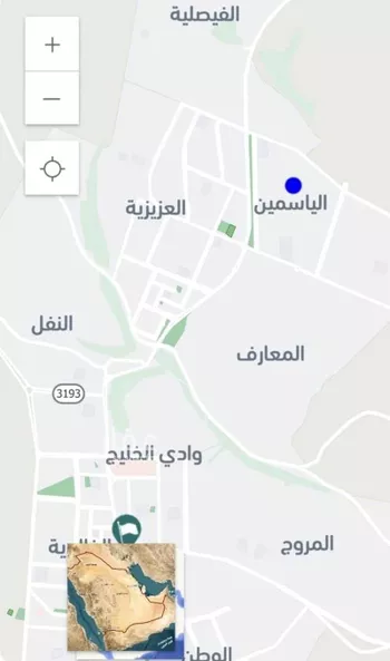 أرض للبيع في شارع النابغة الجعدي, حي الياسمين, مدينة المجمعة - تمير, منطقة الرياض صورة 2