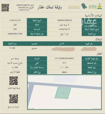أرض للبيع في شارع النفل 1, مدينة عشيرة سدير, منطقة الرياض صورة 2