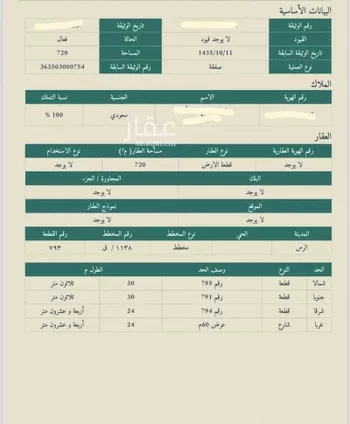 أرض للبيع في شارع المطية, حي المنار, مدينة الرس, منطقة القصيم