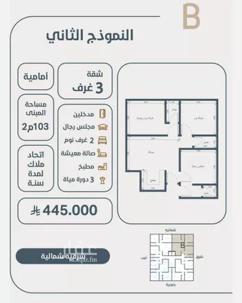 شقة للبيع في شارع ابو مصعب الاسدي, حي النعيم, مدينة جدة, منطقة مكة المكرمة صورة 4