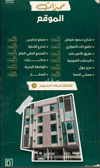 شقة للبيع في شارع العجاج, حي الصفاء, مدينة جدة, منطقة مكة المكرمة صورة 3