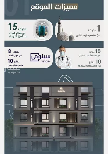 شقة للبيع في شارع ابو مصعب الاسدي, حي النعيم, مدينة جدة, منطقة مكة المكرمة صورة 5