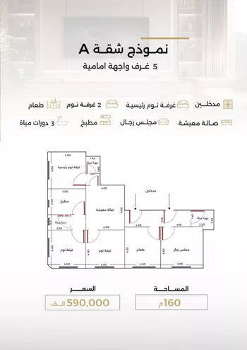 شقة للبيع في شارع الناصر بن الأحمر, حي الصفاء, مدينة جدة, منطقة مكة المكرمة صورة 5