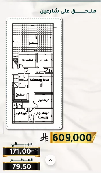 شقة للبيع في شارع الاسود, حي الثغر, مدينة جدة, منطقة مكة المكرمة صورة 3