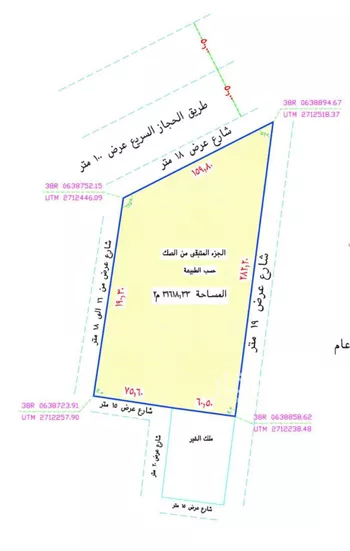 أرض للبيع في شارع طريق مكة المكرمة, مدينة المزاحميه, منطقة الرياض