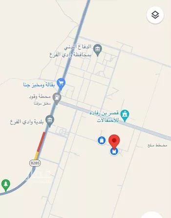 أرض للبيع في حي مخطط وادي الفرع, مدينة وادي الفرع, منطقة المدينة المنورة صورة 2