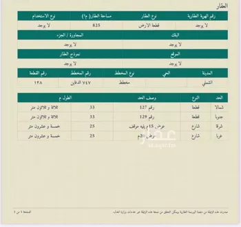 أرض للبيع في شارع بدون, مدينة الدفاين, منطقة حائل