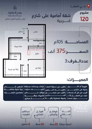 شقة للبيع في شارع ابن داغر, حي الصفاء, مدينة جدة, منطقة مكة المكرمة صورة 2