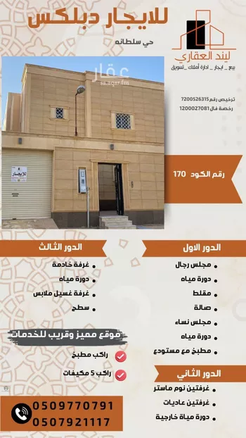 فيلا للإيجار في شارع الشويعر الجعفي, حي الروضة, مدينة بريده, منطقة القصيم