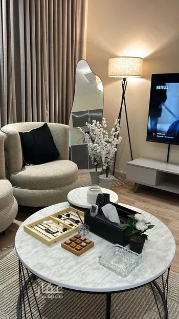شقة مفروشة للحجز في شارع خالد بن الوليد ، حي الحمراء ، الرياض ، منطقة الرياض صورة 3