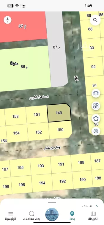 أرض للبيع في شارع 0000, حي حي الربوة - بقيق, مدينة بقيق, المنطقة الشرقية صورة 2