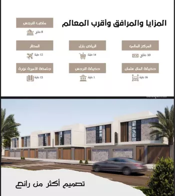 فيلا للبيع في شارع طريق ابي بكر الصديق, حي النرجس, مدينة الرياض, منطقة الرياض صورة 2