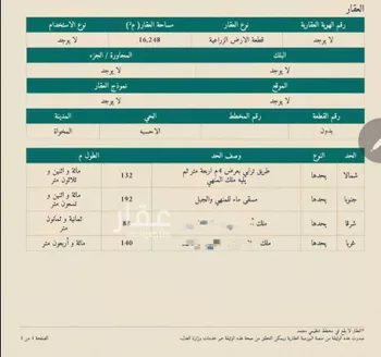 مزرعة للبيع في شارع المقشع 71 ، ناوان ، المخواة