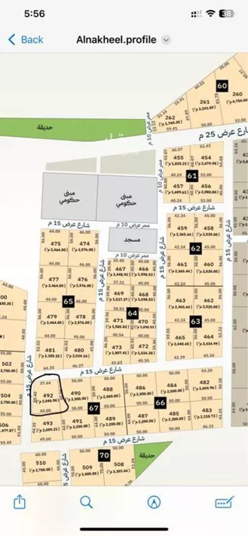 أرض للإيجار في حي لبب, مدينة حريملاء, منطقة الرياض