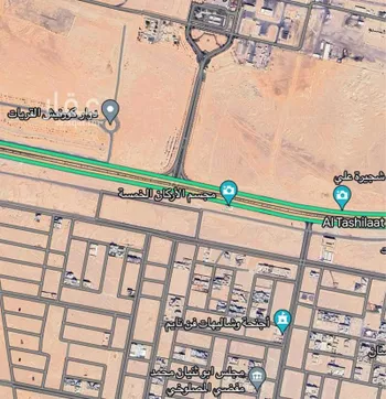 أرض للبيع في حي الياسمين, مدينة القريات, منطقة الجوف صورة 2