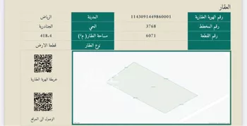 أرض للبيع في حي الجنادرية, مدينة الرياض, منطقة الرياض صورة 2