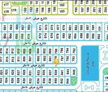 أرض للبيع في شارع الغياط, حي غرناطة الغربي, مدينة عرعر, منطقة الحدود الشماليه صورة 3