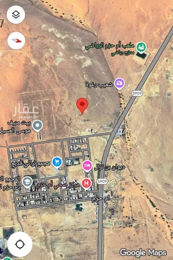 أرض للبيع في شارع داخلي , حي ام حزم, مدينة ام حزم, منطقة القصيم صورة 2