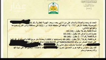 أرض للبيع في شارع داخلي , حي مخطط وادي الفرع, مدينة وادي الفرع, منطقة المدينة المنورة صورة 2