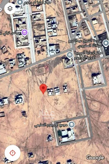 أرض للبيع في شارع فرعي, حي ام رجوم, مدينة ام رجوم, منطقة الرياض