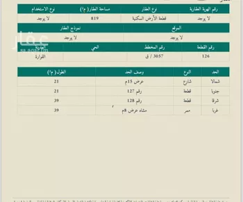 أرض للبيع في حي الروضة, مدينة القواره, منطقة القصيم صورة 2