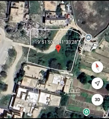 أرض للبيع في شارع داخلي , حي الرائد, مدينة بلجرشى, منطقة الباحة صورة 2