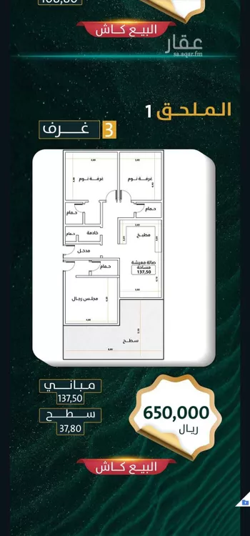 شقة للبيع في شارع محمد صالح ابو زناد, حي الروضة, مدينة جدة, منطقة مكة المكرمة