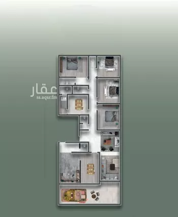 شقة للبيع في شارع أبو الحسن التميمى, حي الصفاء, مدينة جدة, منطقة مكة المكرمة صورة 3