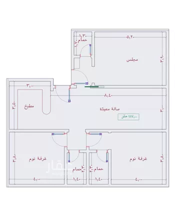 شقة للبيع في شارع السامر, حي الواحة, مدينة جدة, منطقة مكة المكرمة صورة 2
