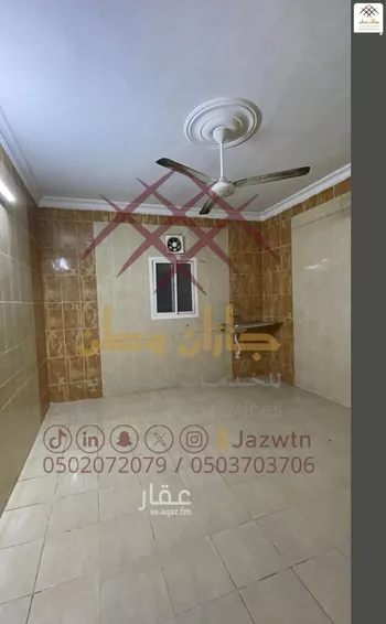 شقة للإيجار في شارع خديجة بنت خويلد, حي السويس 1, مدينة جازان, منطقة جازان صورة 3