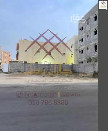 أرض للبيع في شارع انس ابن عباس, حي الروضة, مدينة جازان, منطقة جازان صورة 4