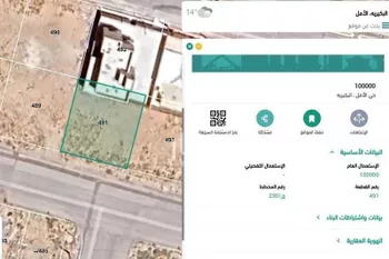 أرض للبيع في شارع شارع الأطاولة, حي الأمل, مدينة البكيريه, منطقة القصيم صورة 3