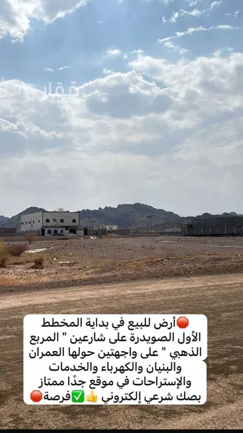 أرض للبيع في شارع عبدالملك ابن ابراهيم ال الشيخ, حي الصويدرة, مدينة المدينه المنوره, منطقة المدينة المنورة صورة 3