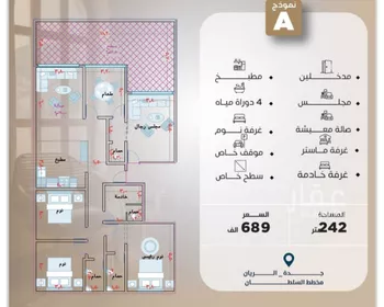 شقة للبيع في شارع خليل شيبوب, حي الريان, مدينة جدة, منطقة مكة المكرمة صورة 5