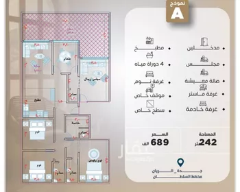 شقة للبيع في شارع يزيد بن الاصم, حي الريان, مدينة جدة, منطقة مكة المكرمة صورة 2