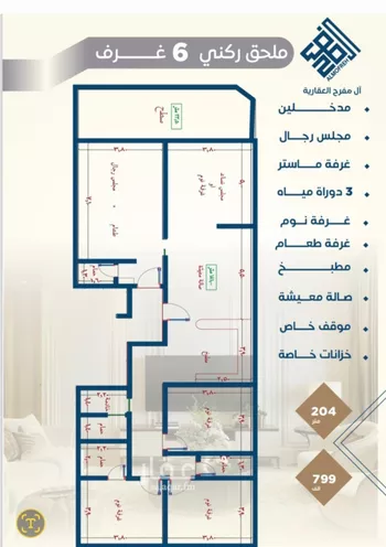 شقة للبيع في شارع عمر بن نضله , حي النزهة, مدينة جدة, منطقة مكة المكرمة صورة 3