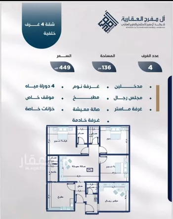 شقة للبيع في شارع عمر بن نضله , حي النزهة, مدينة جدة, منطقة مكة المكرمة صورة 3