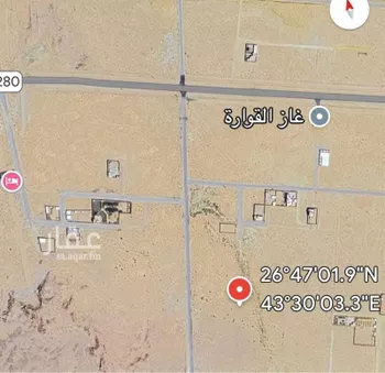 أرض للبيع في حي الروضة, مدينة القواره, منطقة القصيم صورة 2