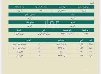 أرض للبيع في شارع 1659660, حي ابيار الماشي, مدينة المدينه المنوره, منطقة المدينة المنورة