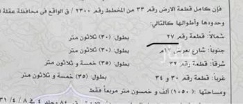 أرض للبيع في شارع الحميد ، عقلة الصقور ، عقلة الصقور