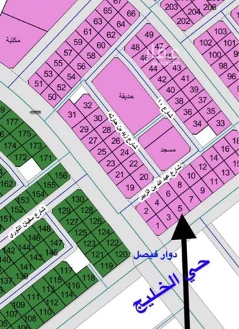 أرض للبيع في شارع طريق الامير ناصر بن عبدالعزيز, حي الربيع, مدينة النعيريه, المنطقة الشرقية صورة 2
