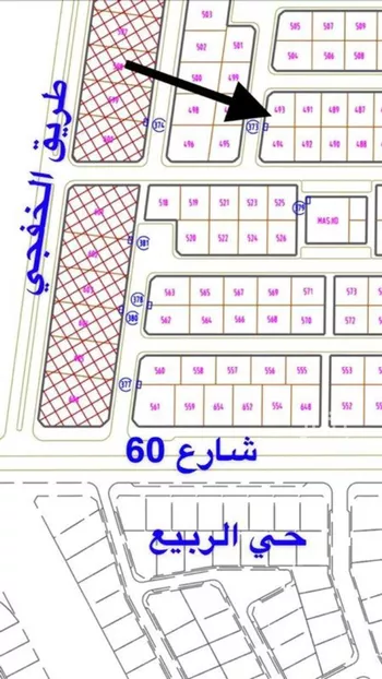 أرض للبيع في حي حي الشهداء, مدينة النعيريه, المنطقة الشرقية صورة 2