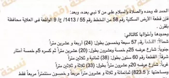 أرض للبيع في حي الشاطئ, مدينة بلقرن, منطقة عسير صورة 2