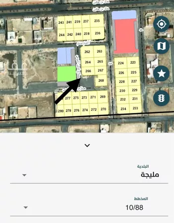 أرض للبيع في حي المستشفى, مدينة مليجه, المنطقة الشرقية صورة 3